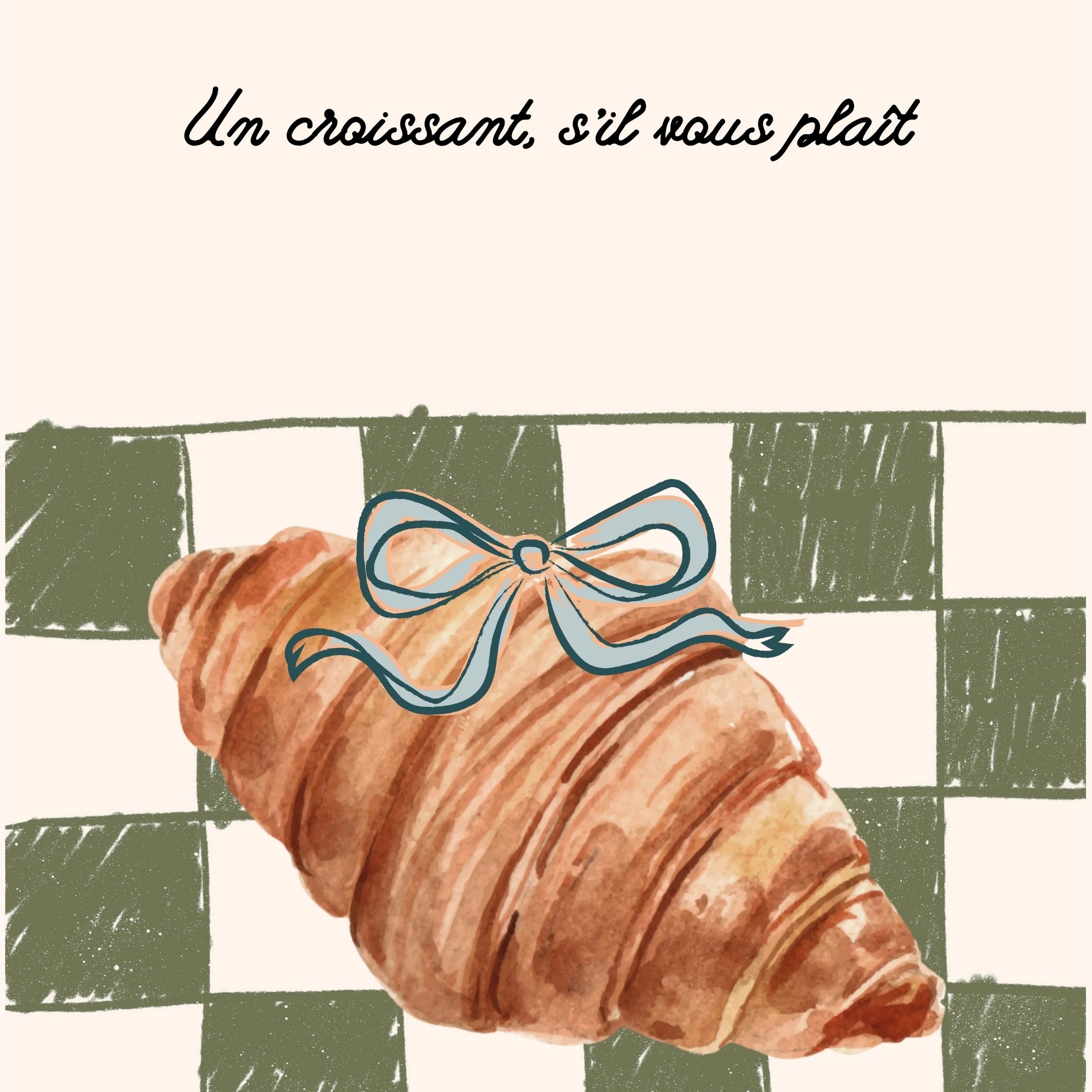 Stampa stile panetteria francese
