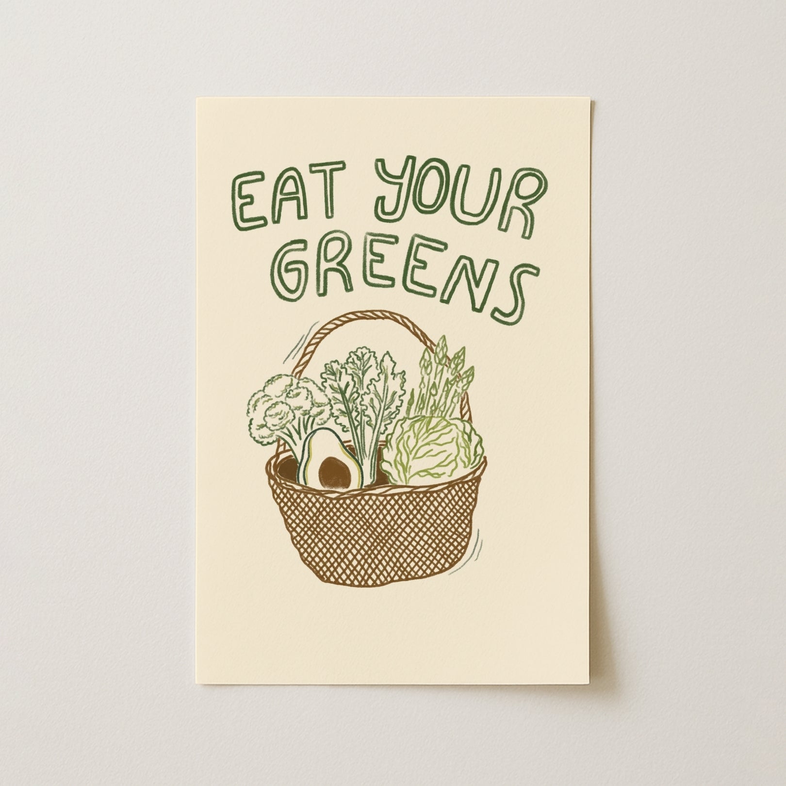 Retro Vegetable Print