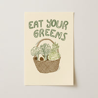Retro Vegetable Print