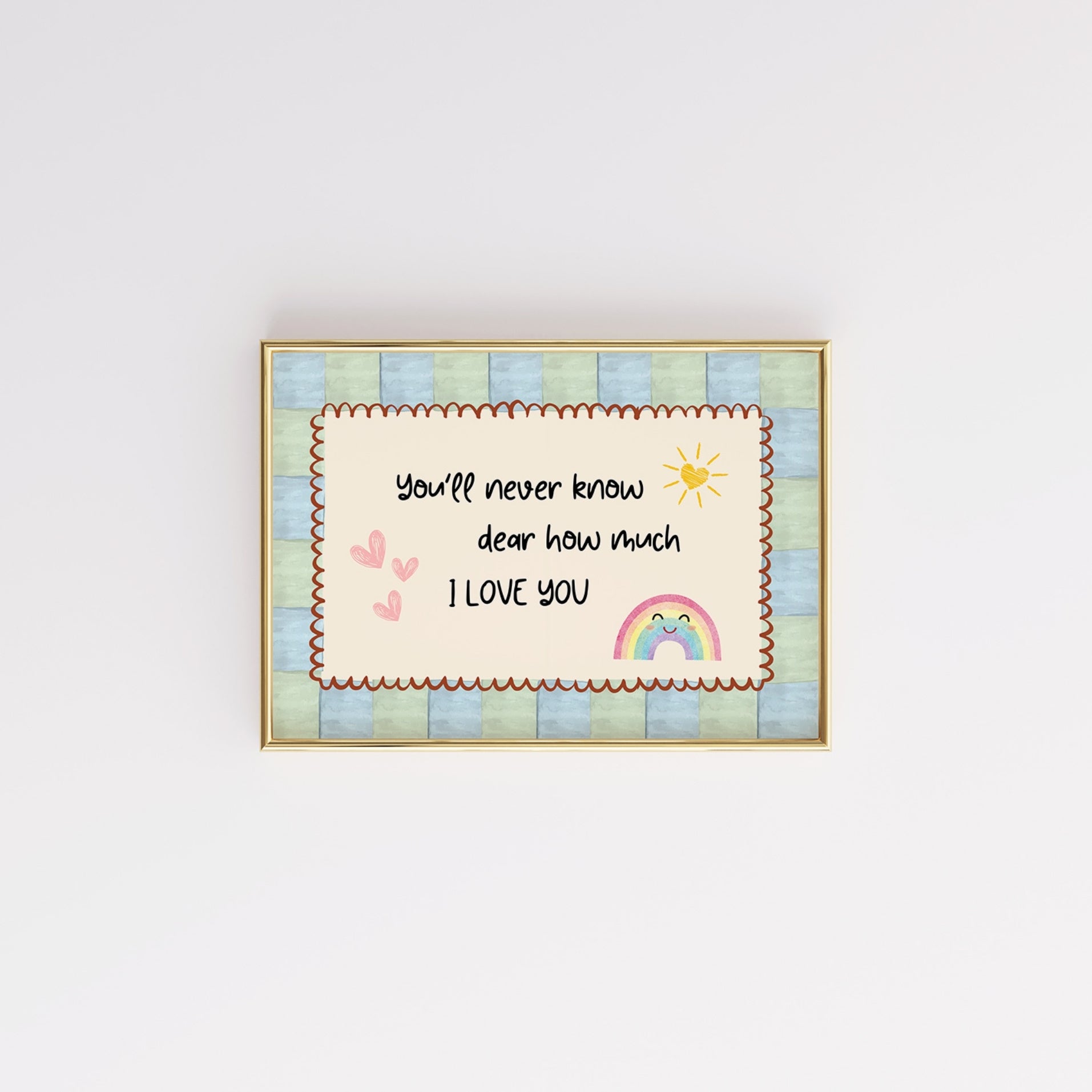 Cute Rainbow Wall Art