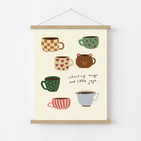 Vintage Coffee Cup Poster