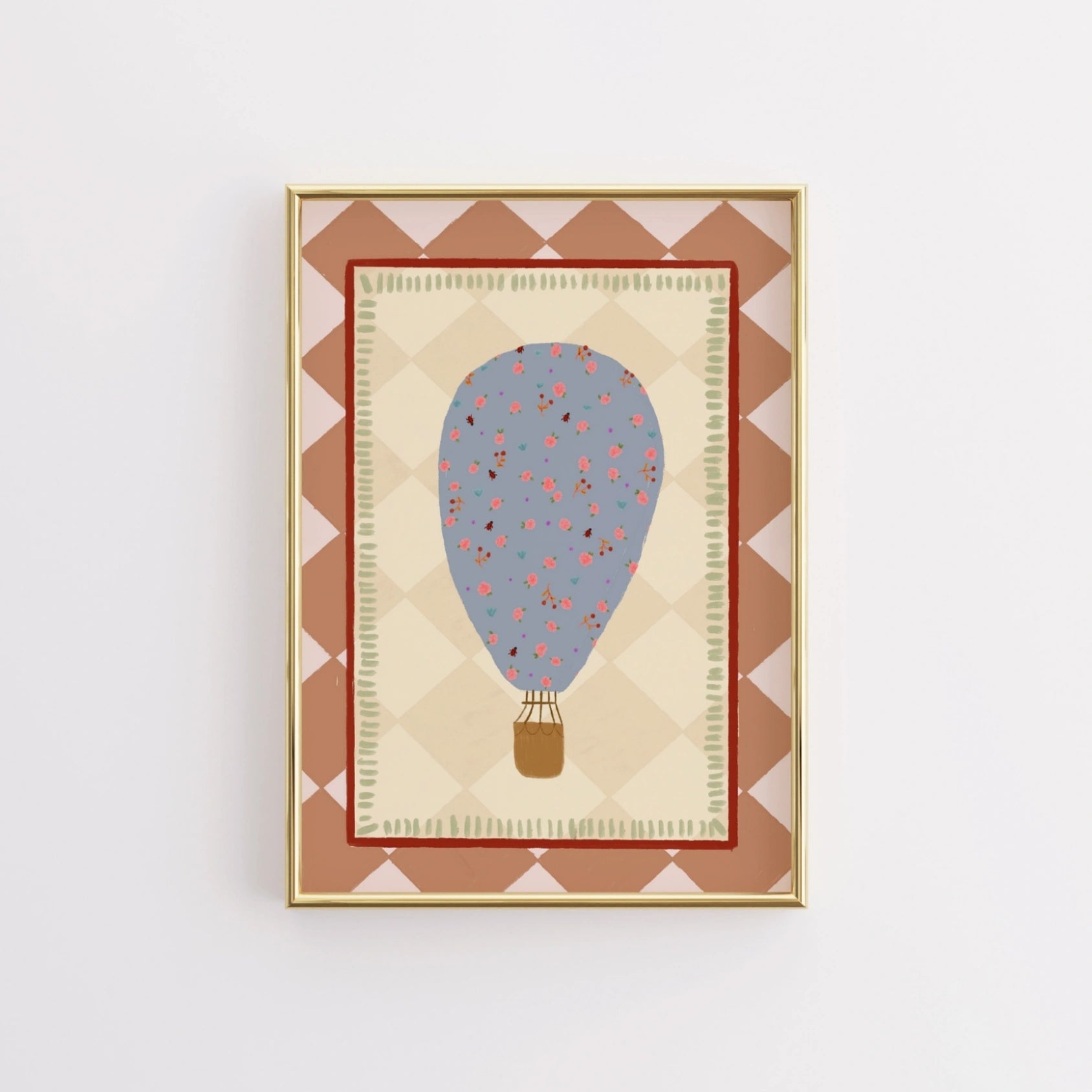 Mongolfiera floreale