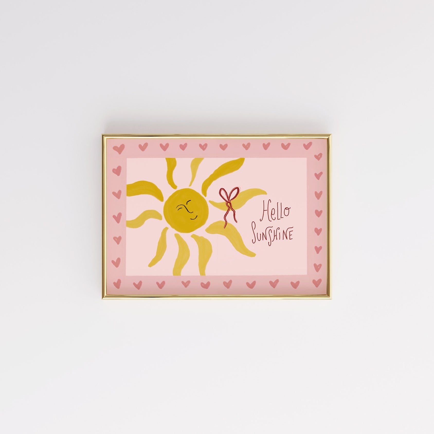Hello Sunshine Nursery Print