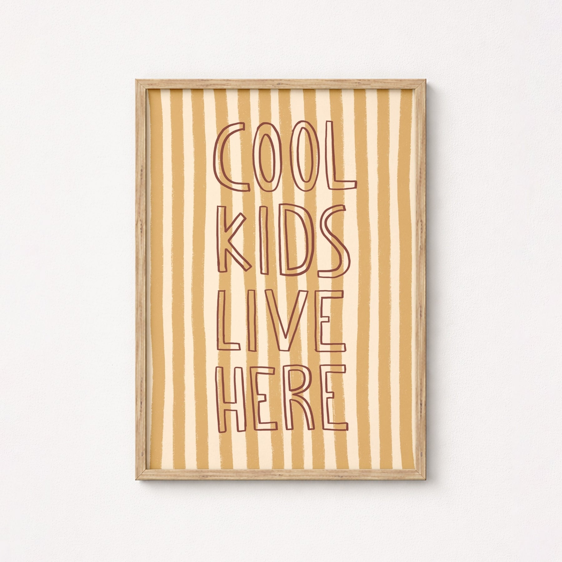 Cool Kids Live Here Print