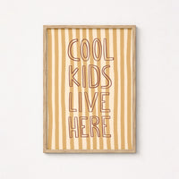 Cool Kids Live Here Print
