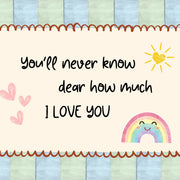 Cute Rainbow – Nursery & Kids Wall Art