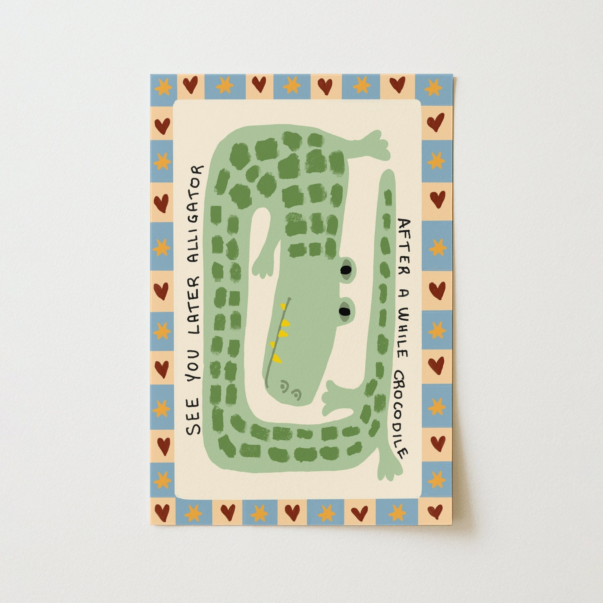 See You Later Alligator, Colorful Kids Decor
