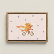 Dog and Fox – Nursery & Kids Canvas Wall Art