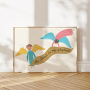 Angel Faith Illustration – Christian Wall Art