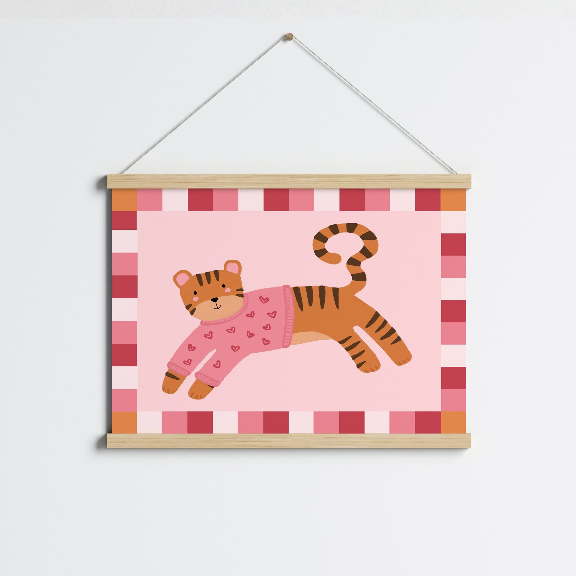 Cute Tiger Nursery Print