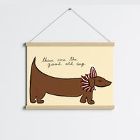 Dachshund Circus Print