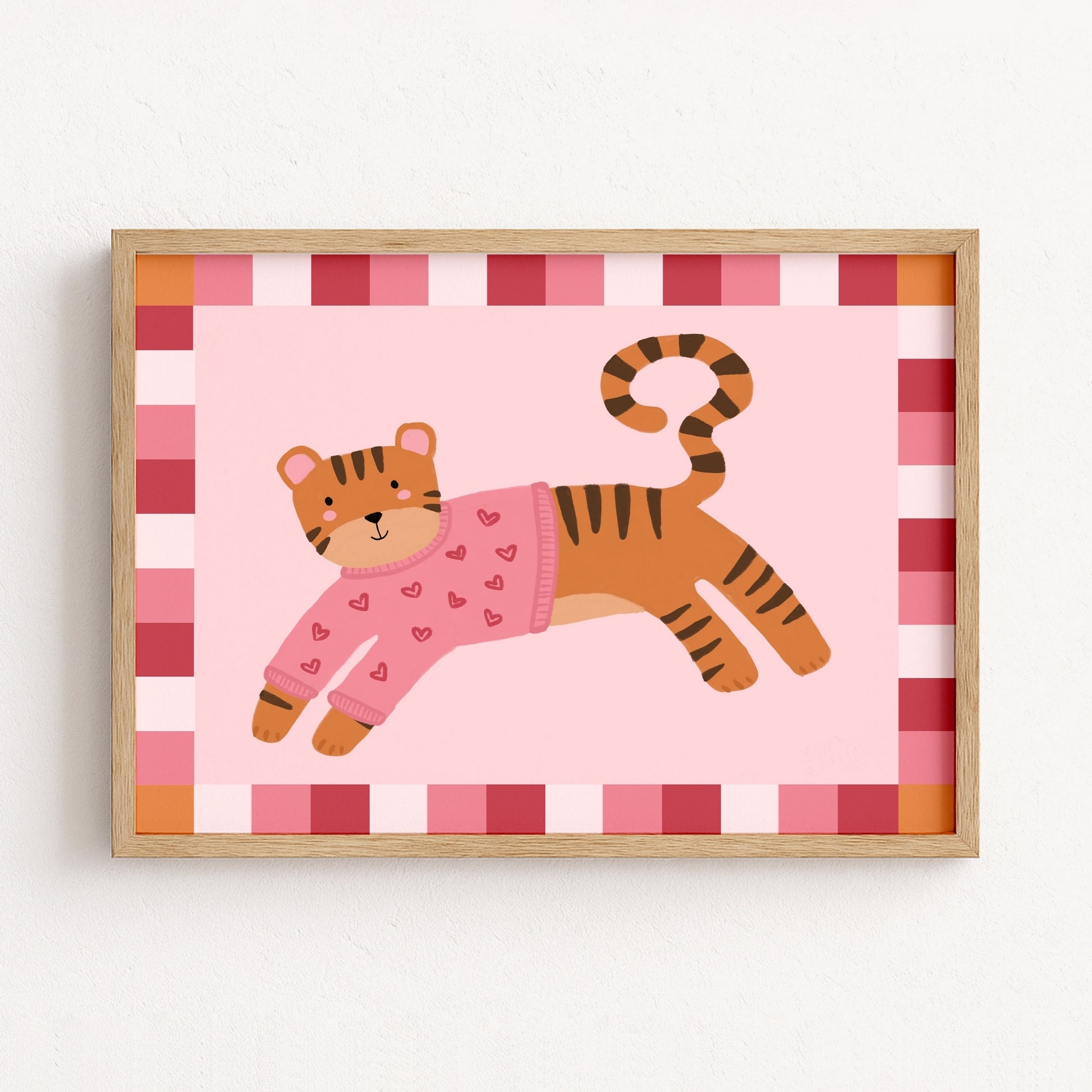 Cute Tiger Nursery Print