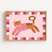 Cute Tiger Nursery Print