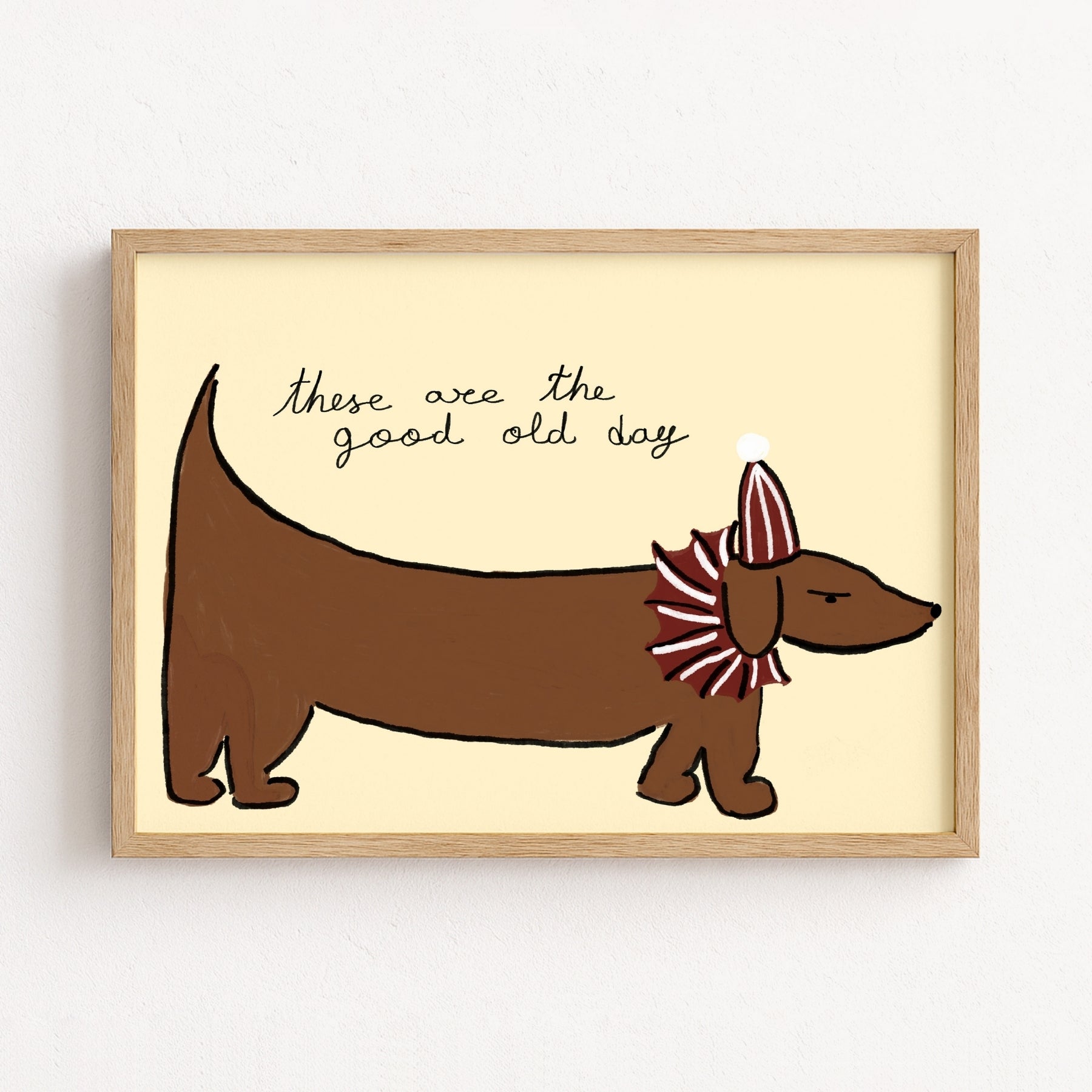 Dachshund Circus Print