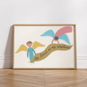 Angel Faith Illustration – Christian Wall Art