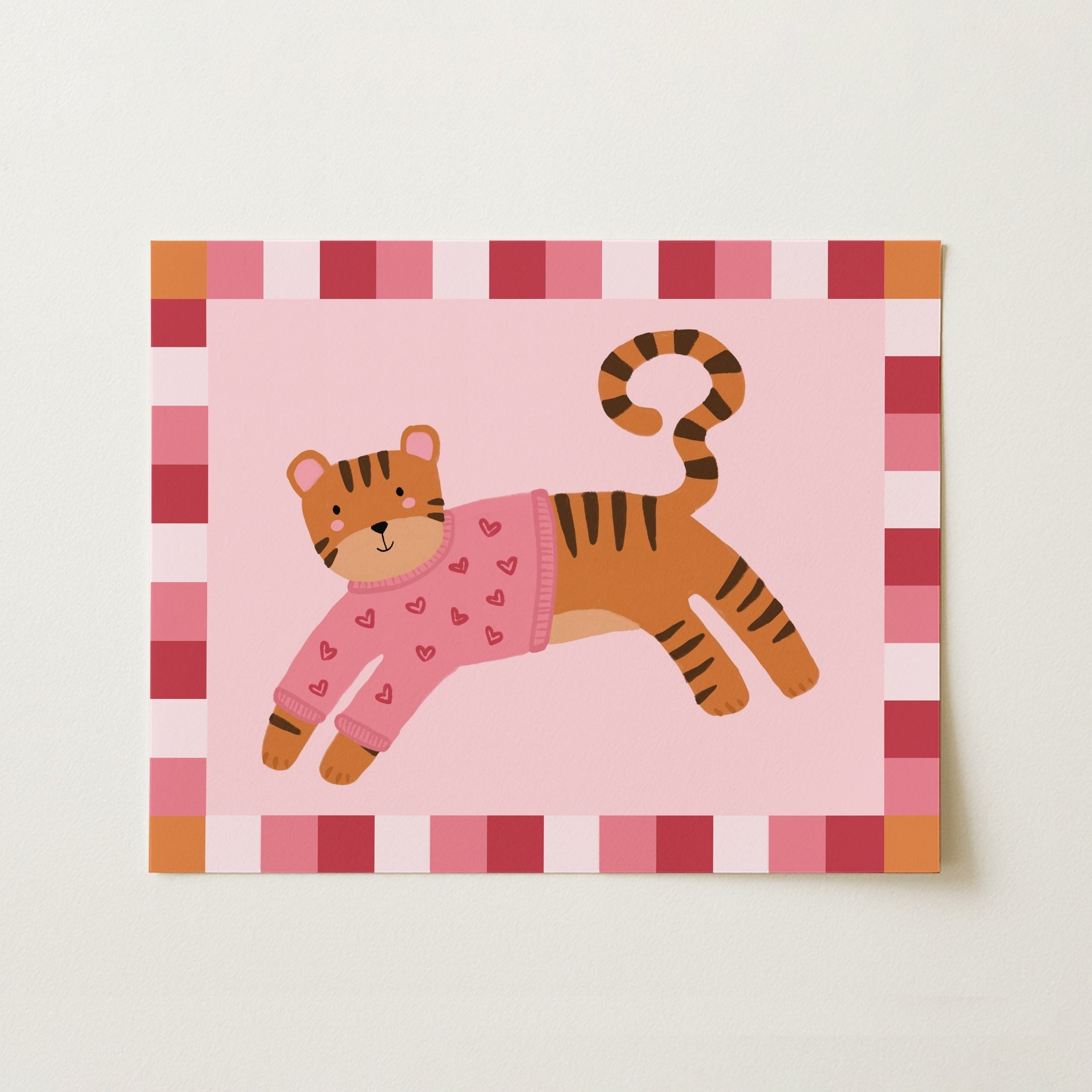 Cute Tiger Nursery Print