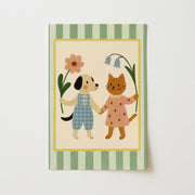 Puppy and Kitten – Nursery & kids wall art