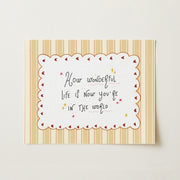How Wonderful Life Is – Nursery & Kids Wall Art