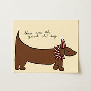 Dachshund Circus – Nursery & kids wall art