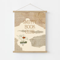 Smutty Book Club Wall Art – Vintage Page Poster