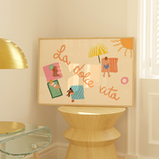 La Dolce Vita Beach Days – Coastal Wall Art