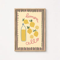 Limoncello Kitchen Poster, Kitchen Wall Decor