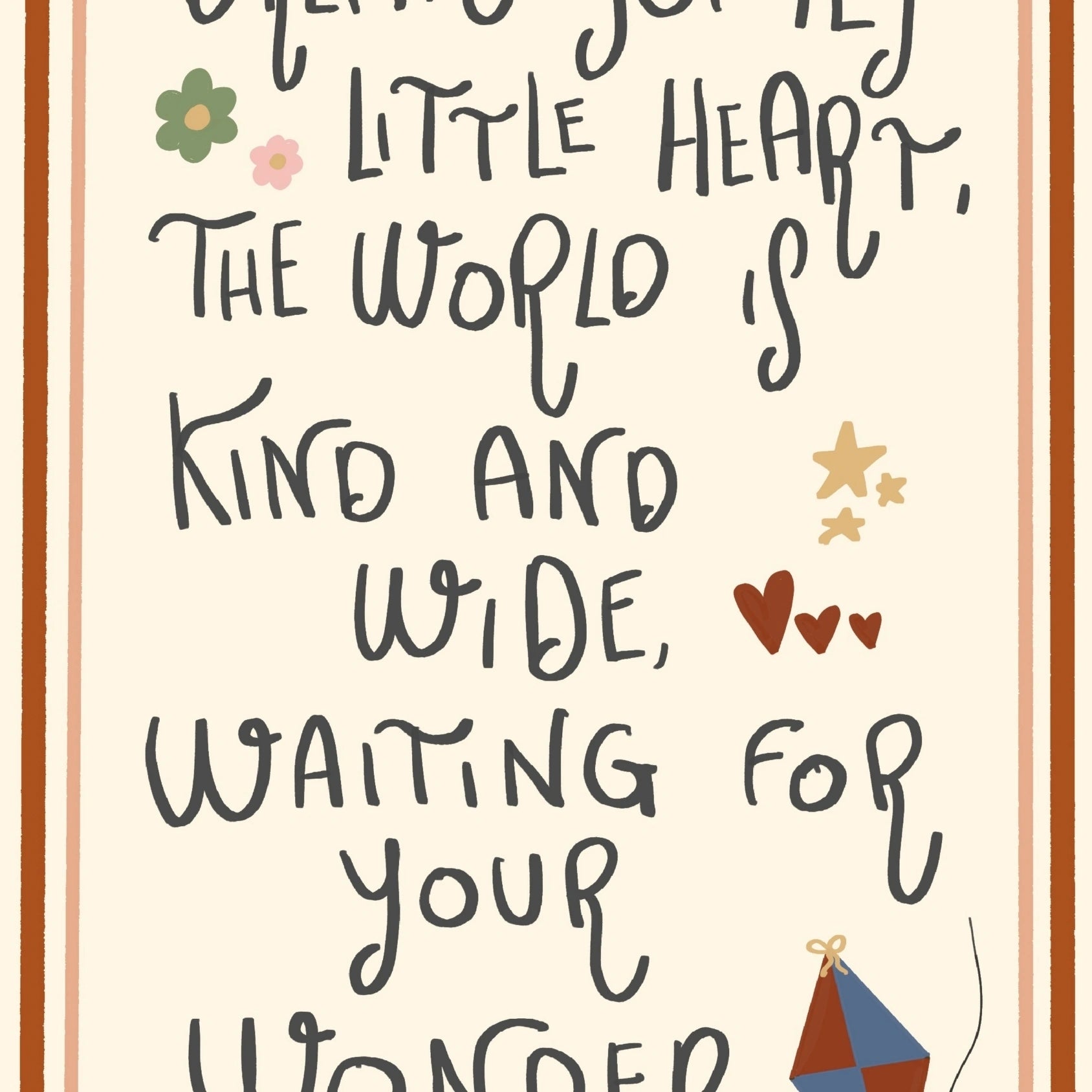 Arte murale con citazioni vintage