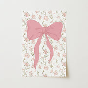 Pink Bow – Nursery & kids wall art