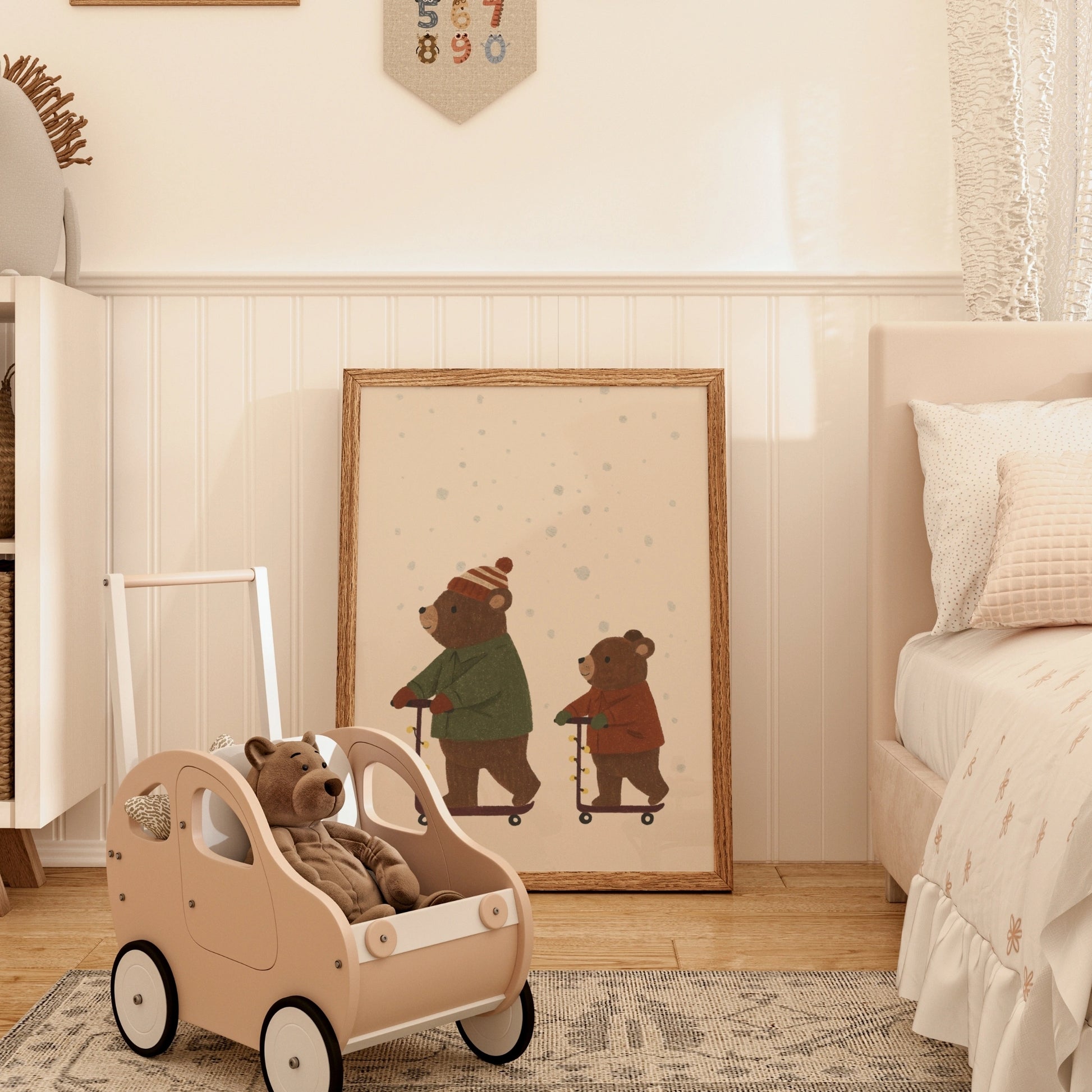 Bear Family Christmas Print