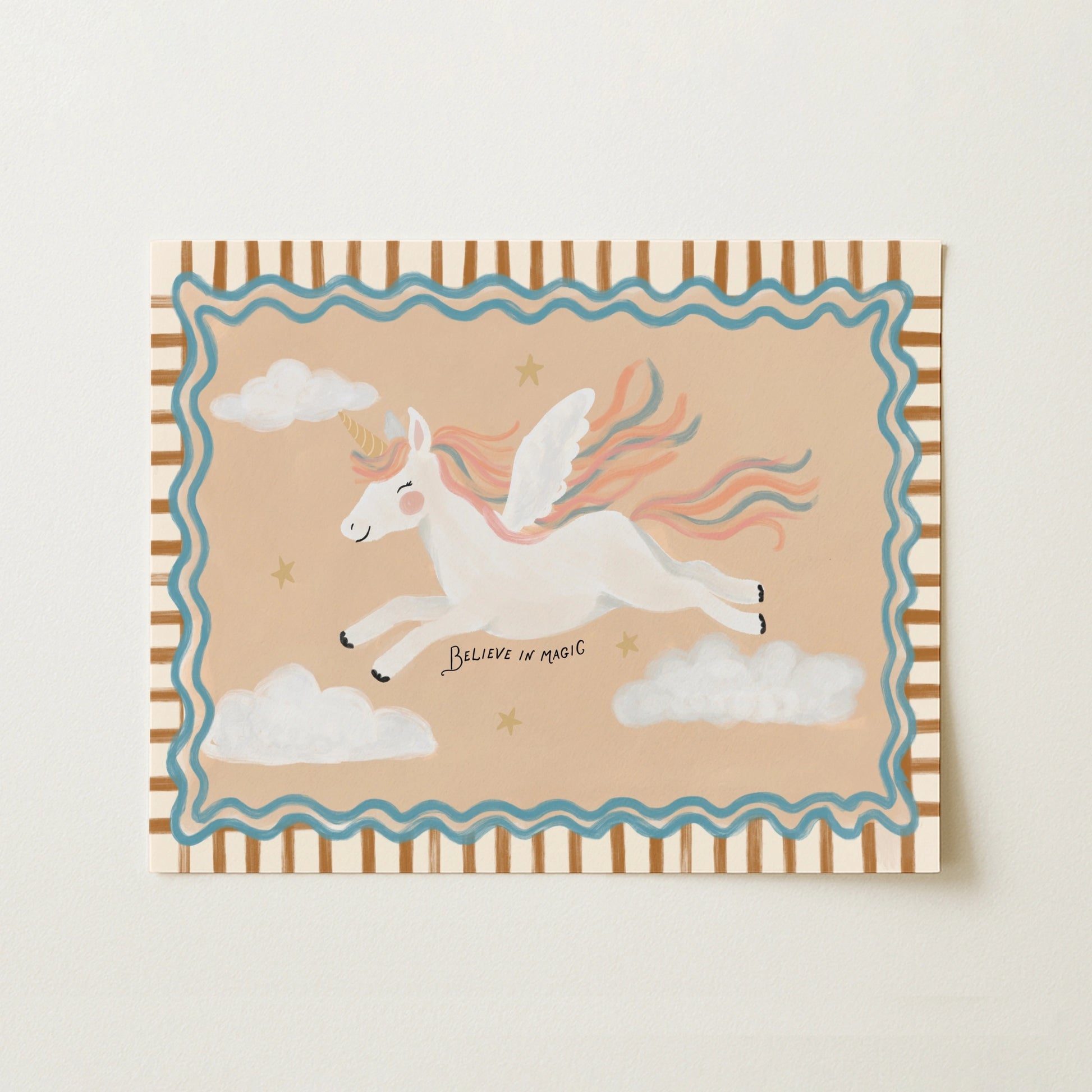 Whimsical Unicorn Nursery Wall Art