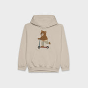 Scooter Bear – Kids Hoodie