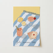Girls Summer Club – Coastal Wall Art