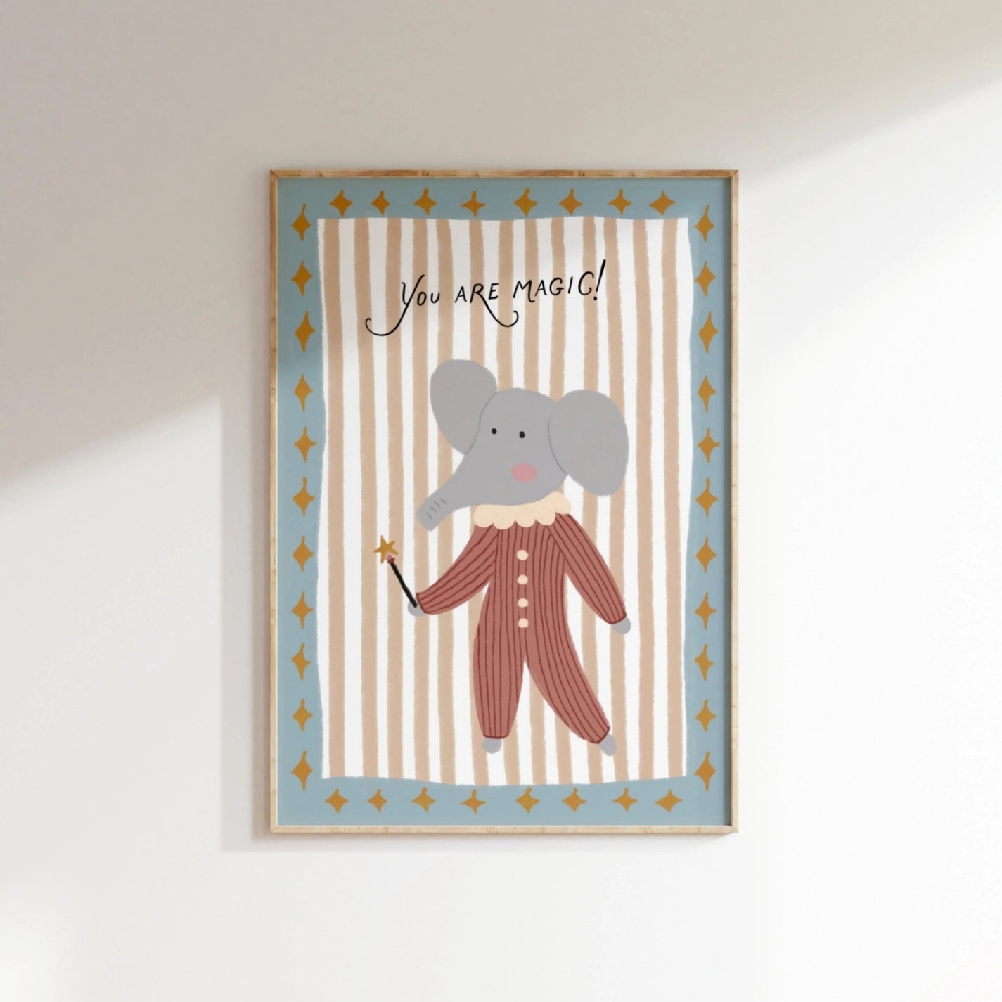You Are Magic Nursery Print, Whimsical Kids Decor
