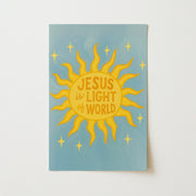 Jesus Is the Light of the World – Christian Wall Art