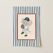 Baseball Elephant – Poster per bambini