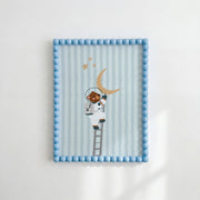 Bear Astronaut Moon – Nursery & kids wall art