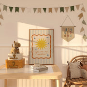 Vintage Sun – Nursery & kids wall art