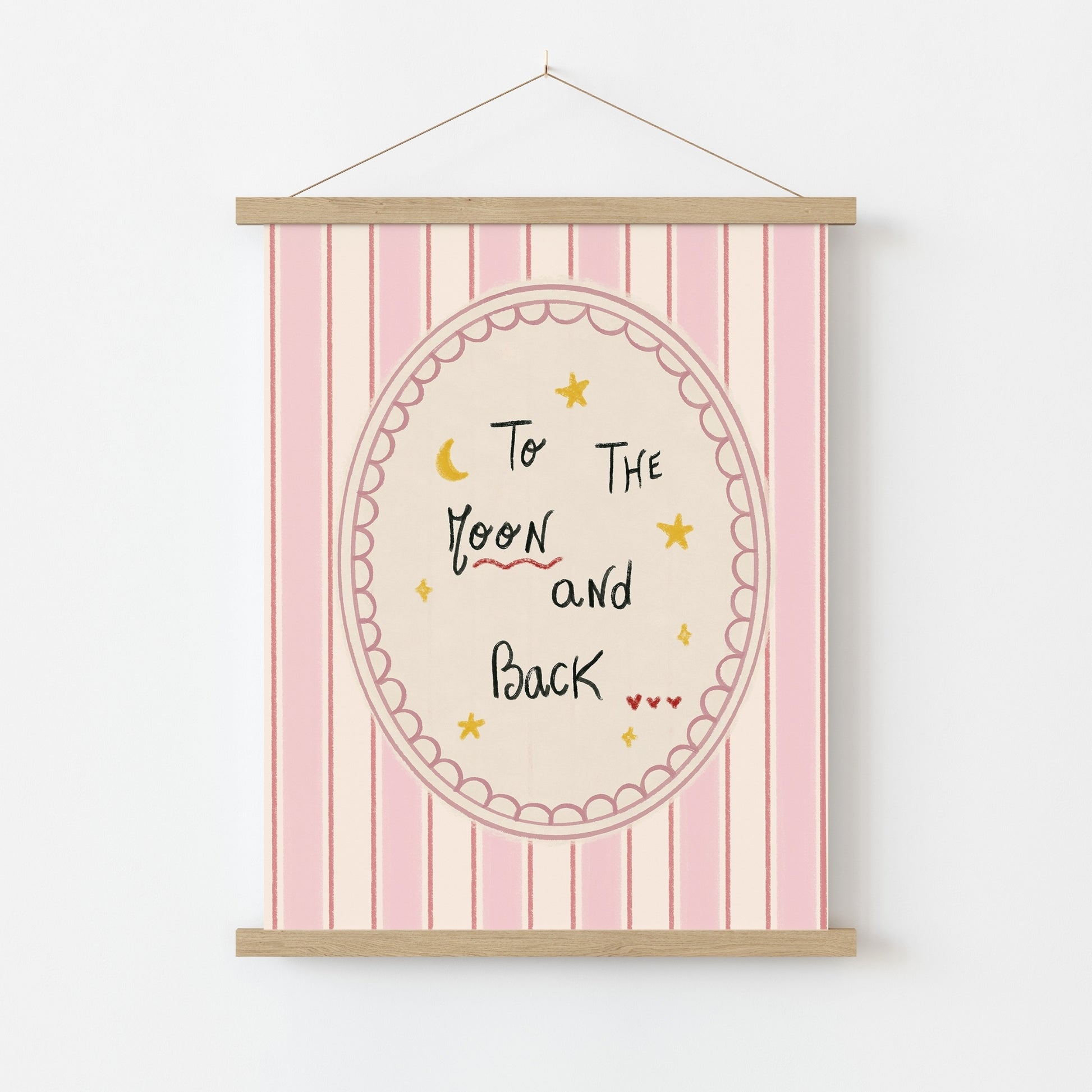 To the Moon and Back Nursery Wall Art