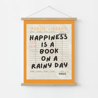 Lemons & Books Print – Vintage Library Card Wall