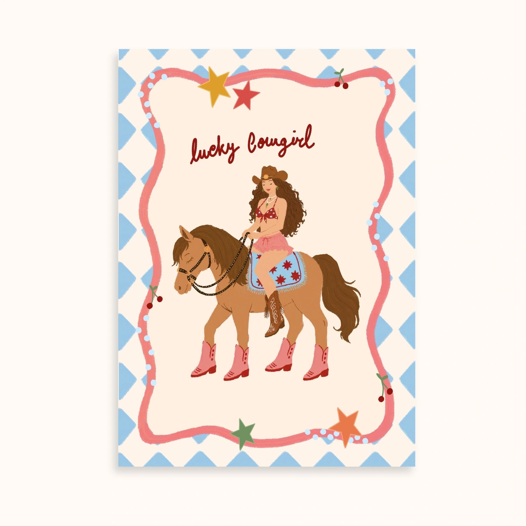 Coastal Cowgirl Set of 2 - Poster costiero
