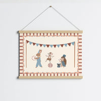 Circus Animals Nursery Print