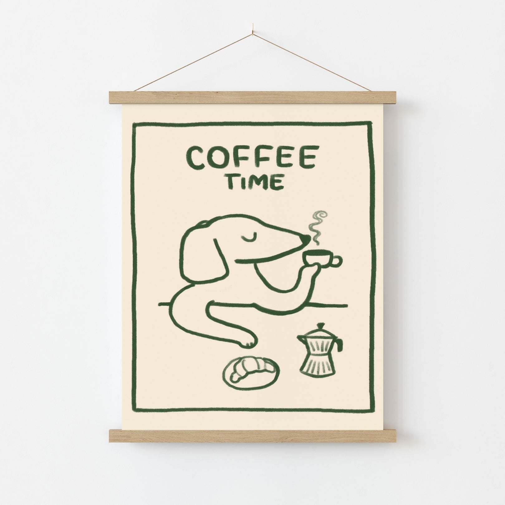 Coffee Time Kitchen Wall Art