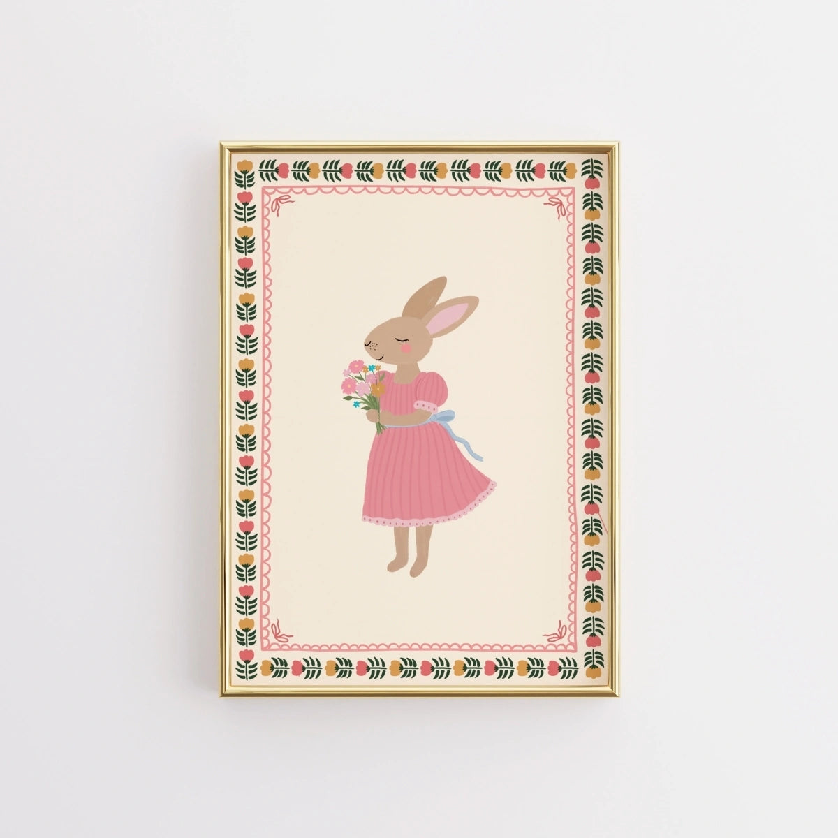 Décoration de chambre d'enfant rose pâle