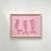 Pink Mermaid Tails – Coastal Wall Art