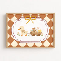 Duck Nursery Wall Art