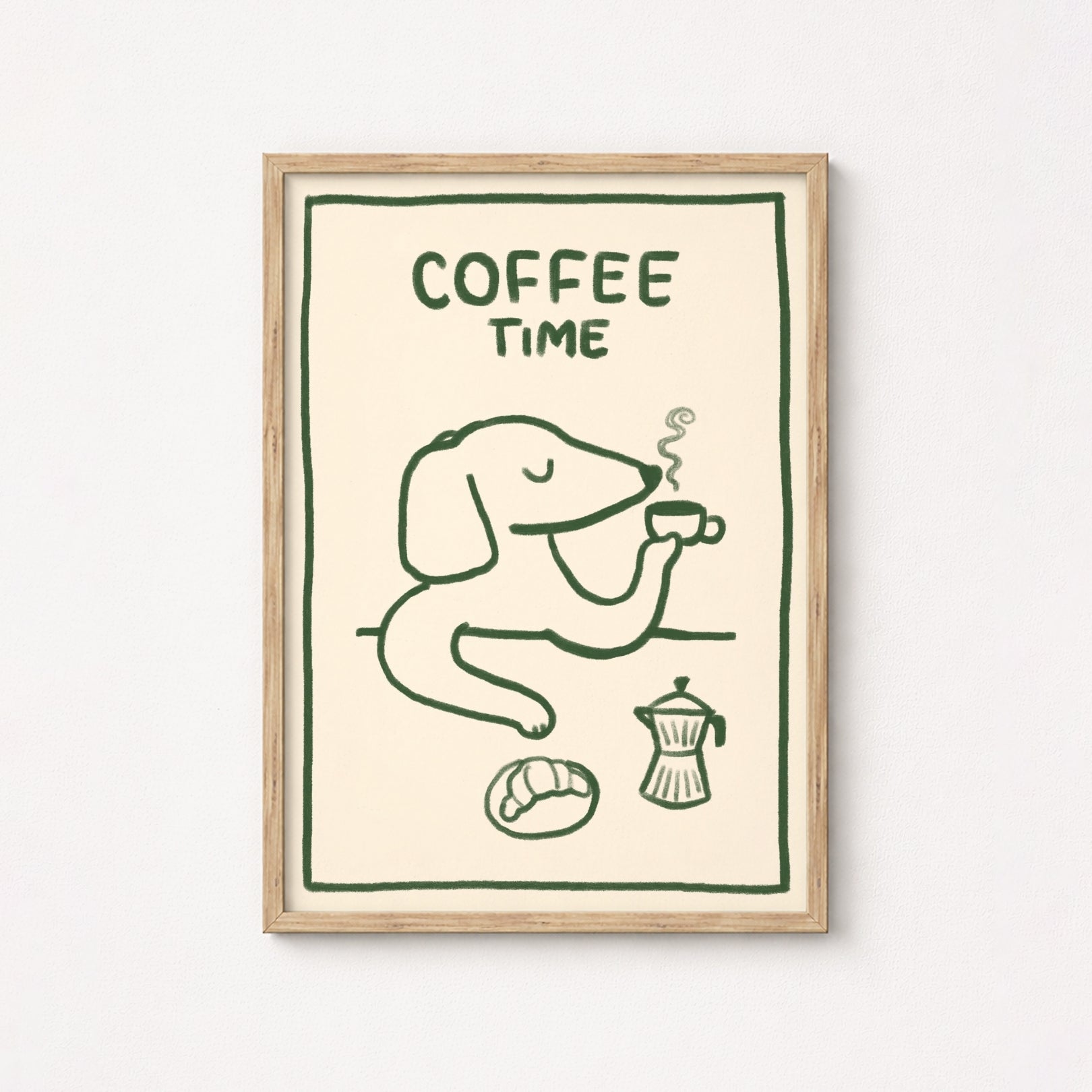 Coffee Time Kitchen Wall Art