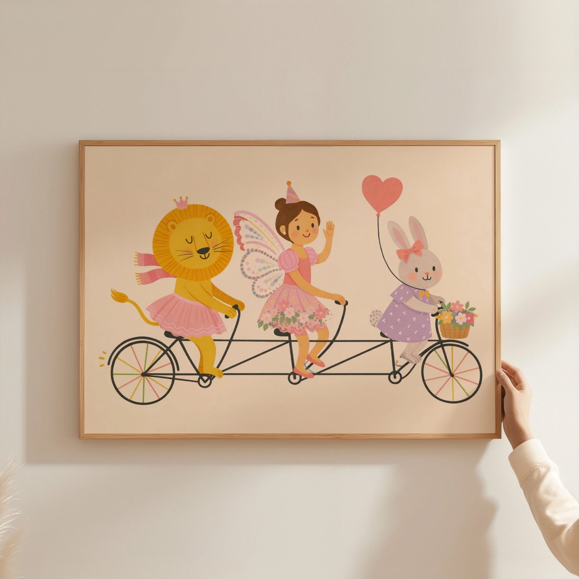 Illustration pour chambre d'enfant « Amis des contes de fées »