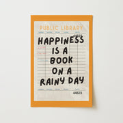 Trade Lemons for Books Yellow Library Card – Bookish Wall Art