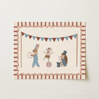 Circus Animals Nursery Print
