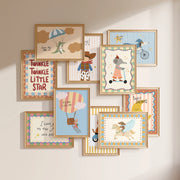 Whimsical Nursery Wall Art Set – 30 Printable Designs